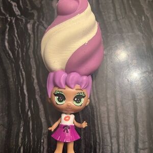 Mandy Bloom Purple and White Doll with Swirl Hair
